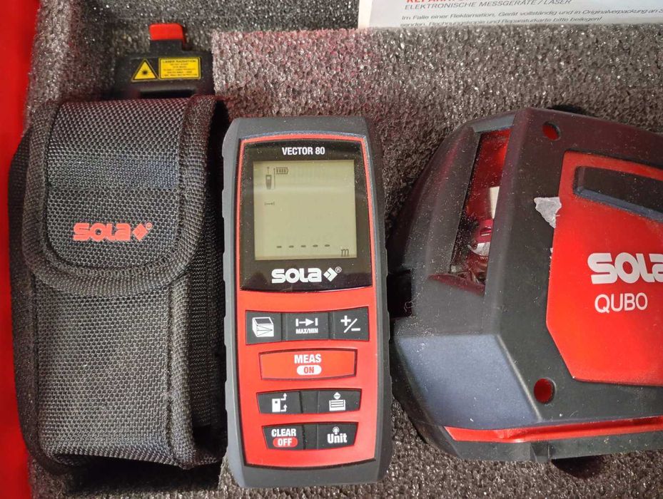 Лазерен нивелир Sola qubo 80 m