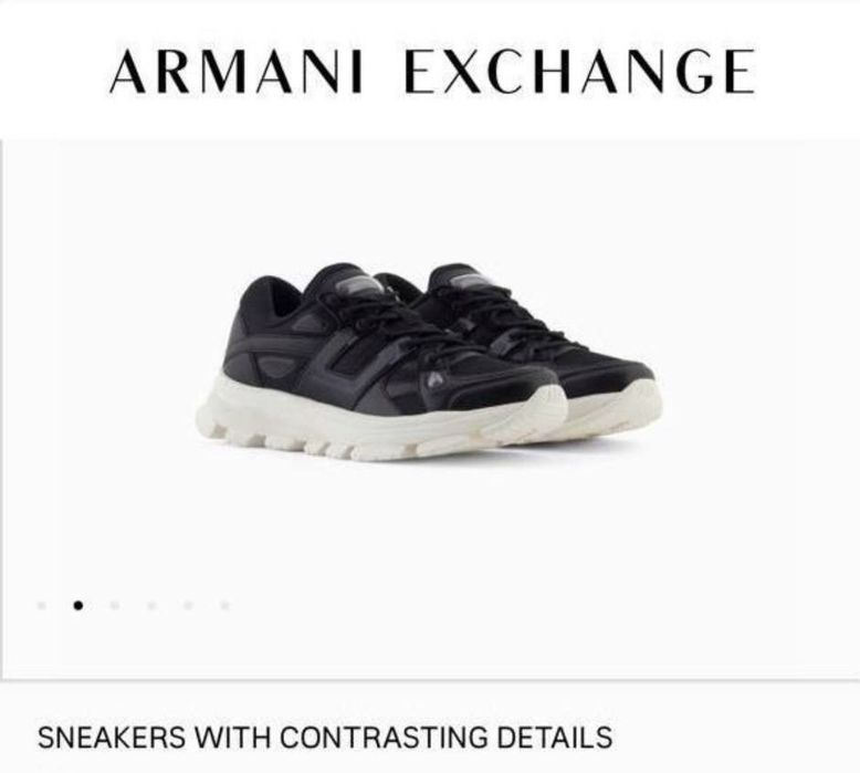 Оригинал Armani Exchange мужские кроссовки