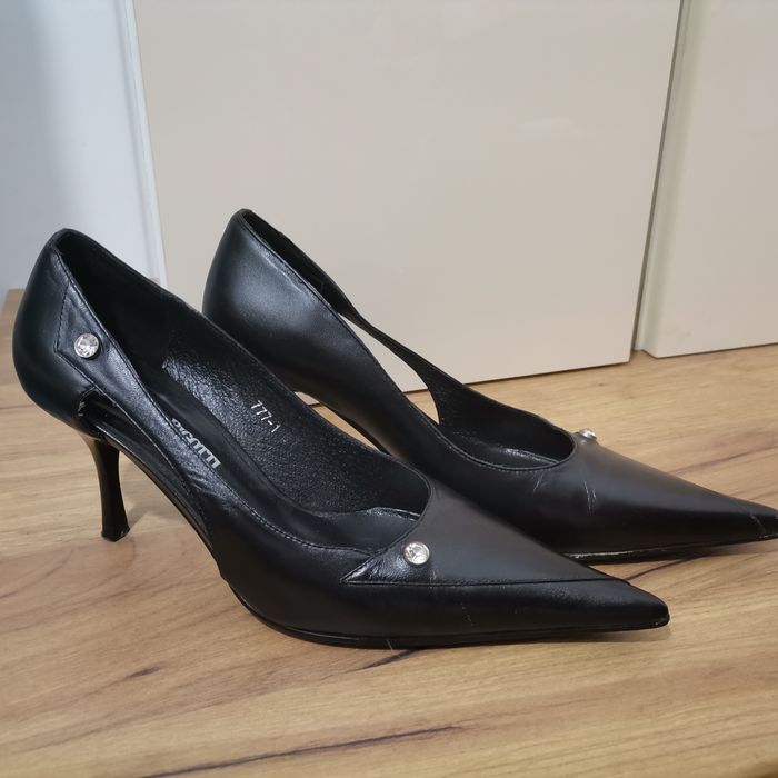 Pantofi din piele pentru Dama Patrizi Rigotti ,, Negr,"37