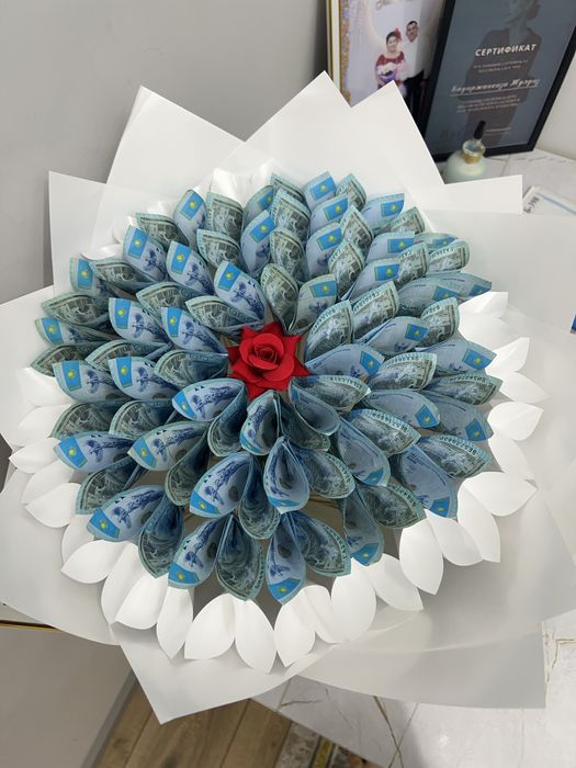 Денежный букет, ақша букет, букет