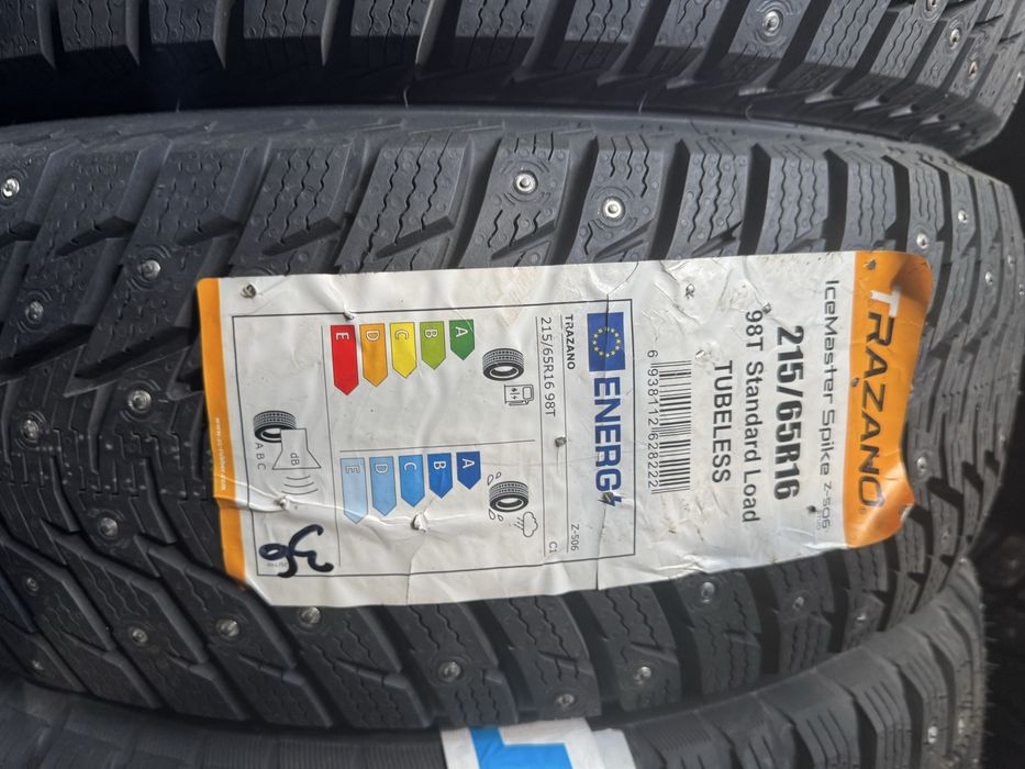 Шины новые зима 215/65 R16 шипы донгелек