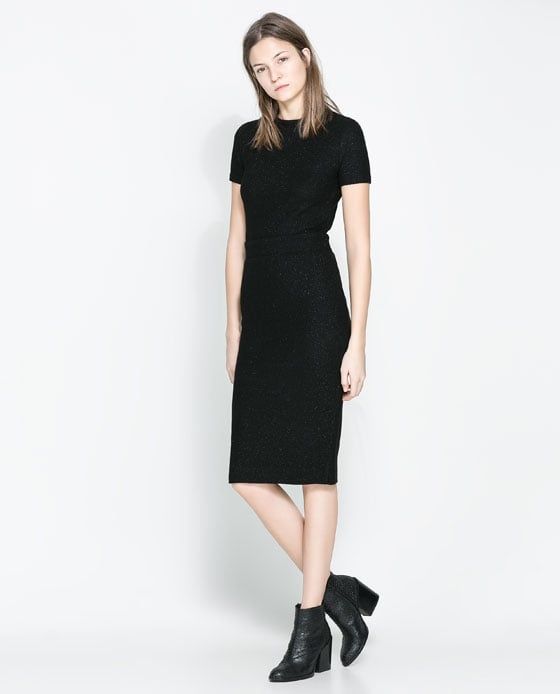ZARA рокля с отворен гръб р-р С
