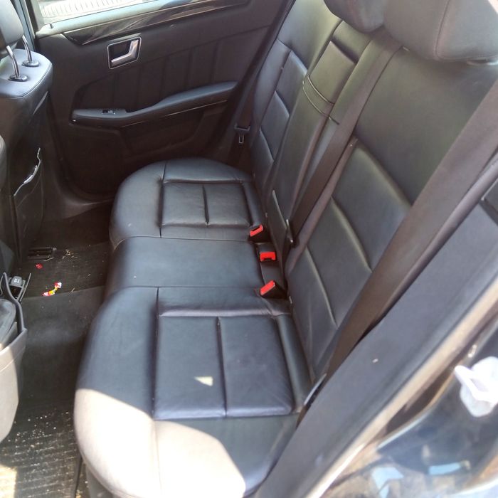 Interior piele neagra electric Mercedes E-Class w212 combi/break