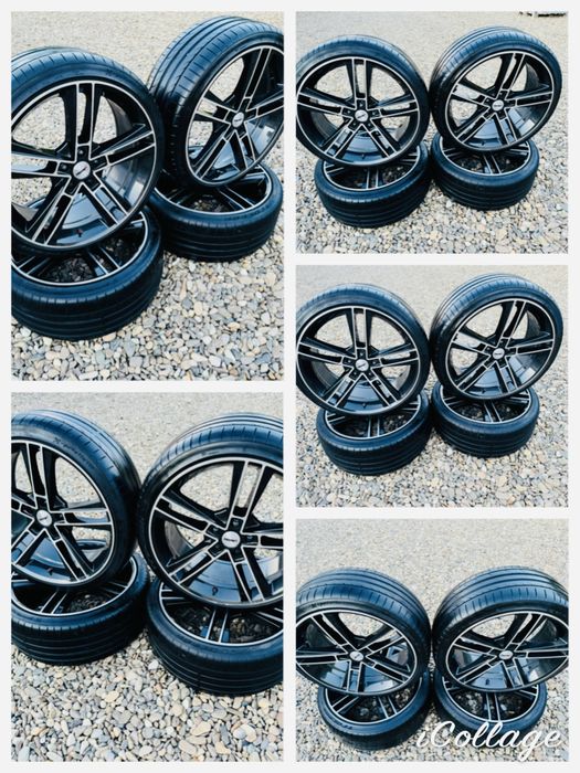 Vând Jante de Vw R-line Originale 5x112 pe 19 cu cauciucuri de Vara 235/35/19