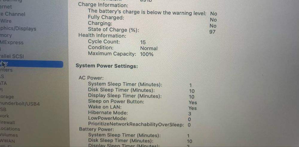 MacBook Pro 16” M3 Pro 18/512 – 15 цикъла, 100% батерия,  активен AppleCare+ до 26.03.2027 г.