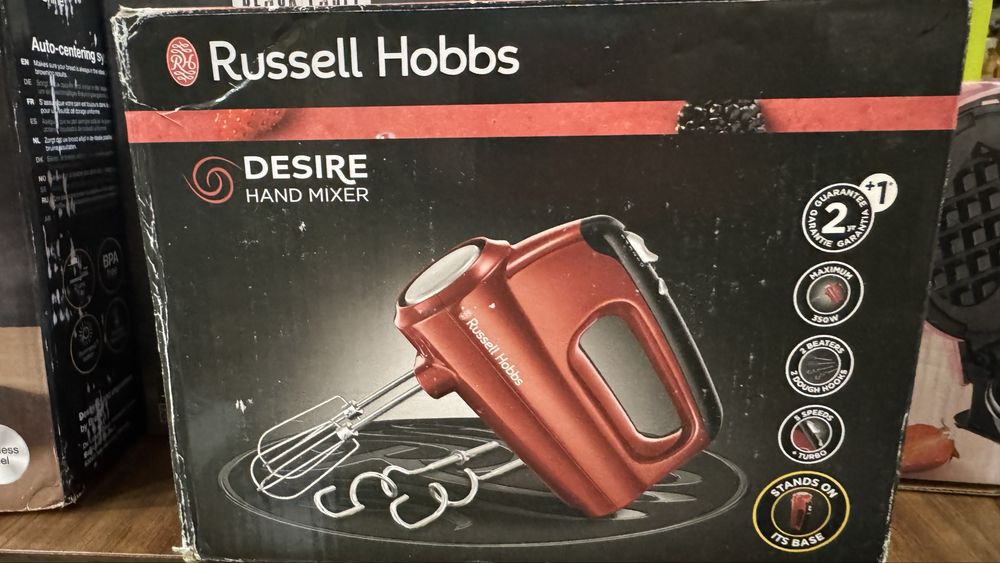 Миксер Russell Hobbs Desire 24670-56 , 350W, 5 скорости, Червен