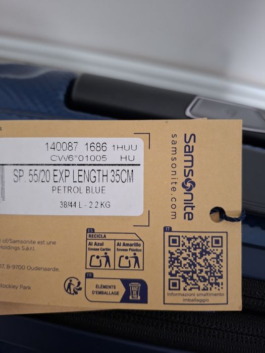 Vând troler cabină extensibil Samsonite, nou.