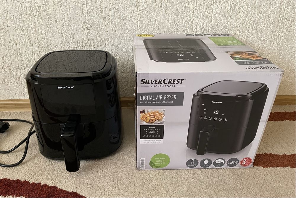 Air Fryer Silver Crest ползван веднъж и в гаранция!