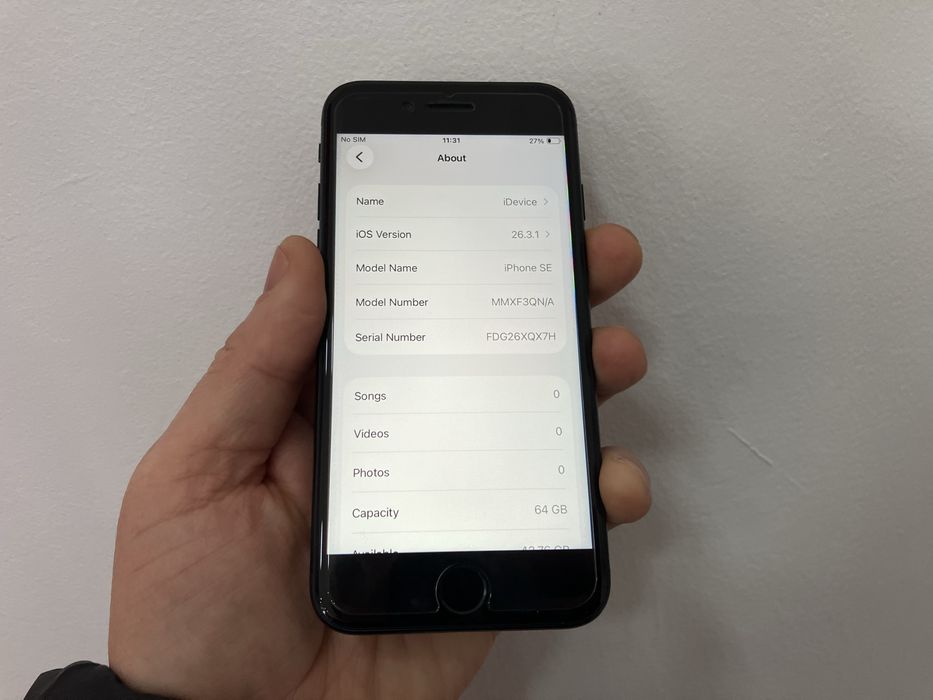 Iphone SE3, 64 gb, Black