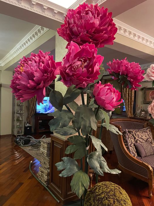 Цветы ростовые из изалона