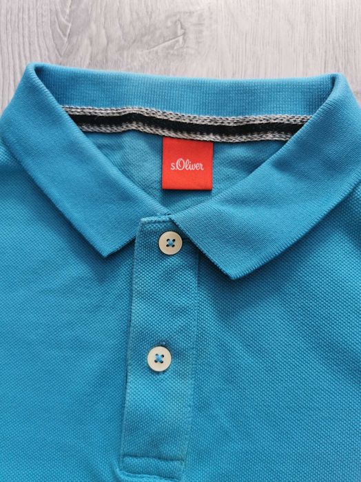 Polo sOliver albastru deschis