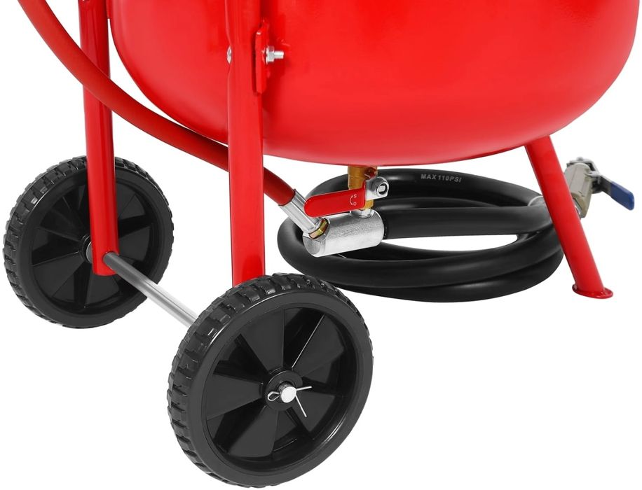 Statie de sablare profesionala cu nisip mobila 80L 400–700 l/min