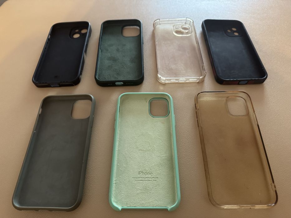 Huse telefon Iphone  13 mini, 11, 6-6S-7, noi/ca noi