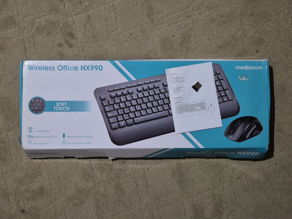 Kit tastatura + mouse wireless, multimedia