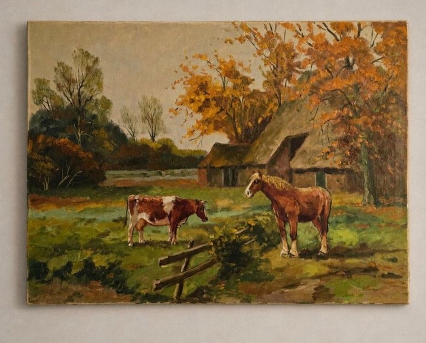 Tablou- pictură în ulei- Arnold Hendrik Koning