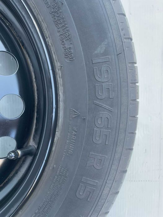 Jante cu anvelope vara Michelin 195 65 R15 Renault Kangoo Citan 5x108