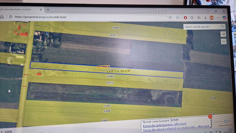 Teren intravilan ABRAMUT 7281 MP