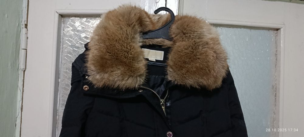 Брендовый  длинный женский пуховик Michael Kors,Индонезия