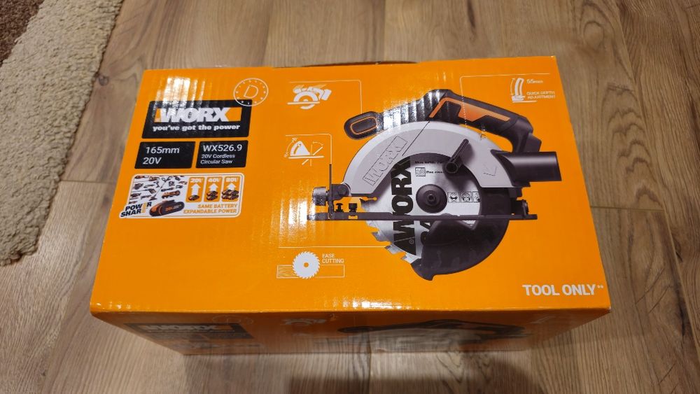 Fierastrau circular Worx WX526.9 165mm