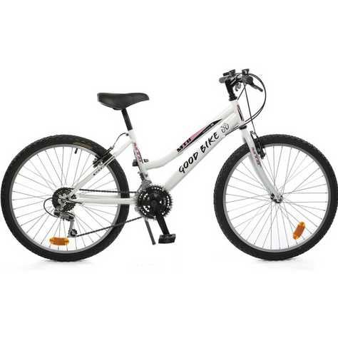 Bicicleta MTB 24" Good Bike Oklahoma White/Pink, M