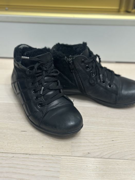 Кожаные ботинки (зима)31 размер