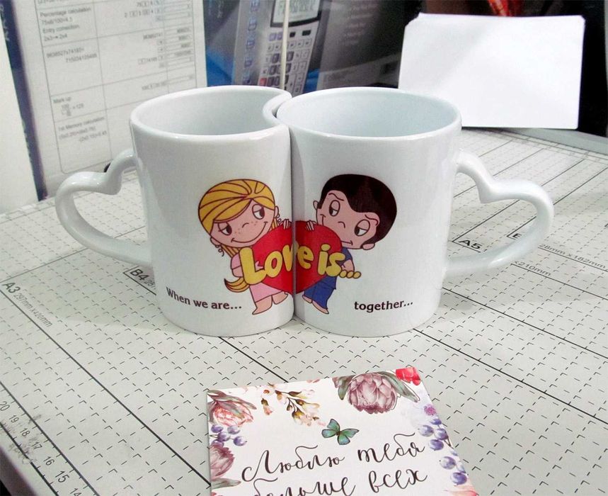 Фото на бокалы кружки