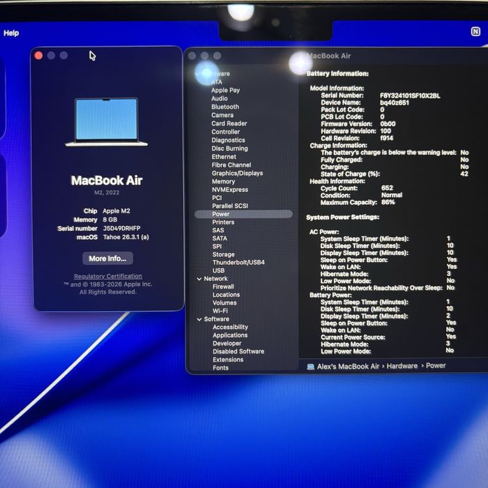 Macbook Air M2 (2022)