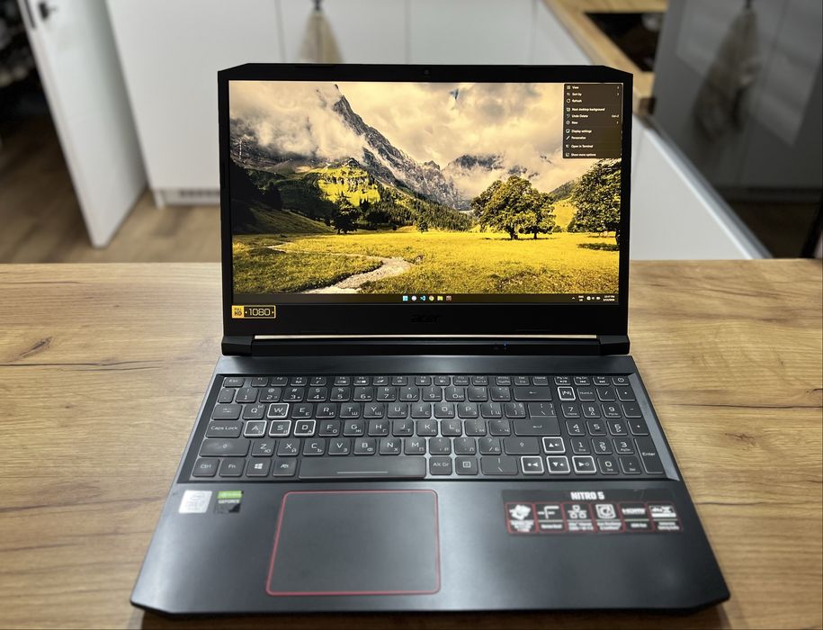 Геймърски лаптоп Acer Nitro 5 AN515-55,Intel Core i7-10750H, 16GB RAM