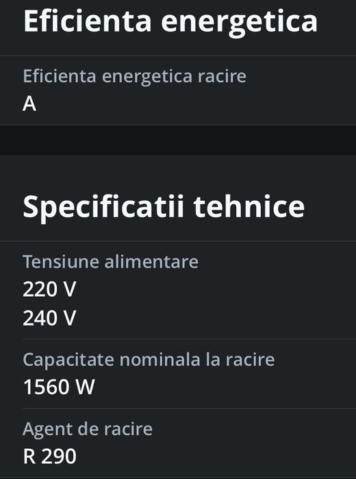 Aer conditionat portabil Turbionaire, 14000 BTU, in garantie.
