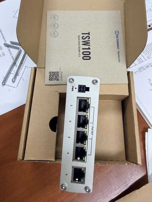 Продам промышленный РоЕ коммутатор