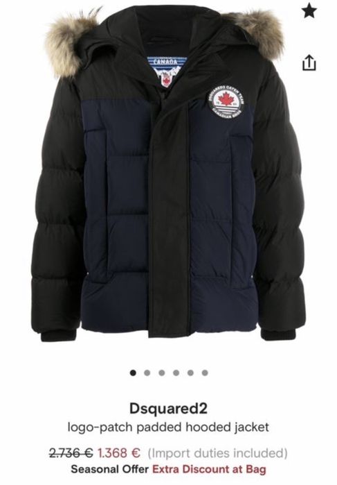 Мъжко оригинално яке dsquared2