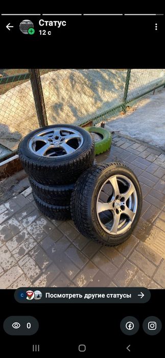 Продаю зимние диски с шинами