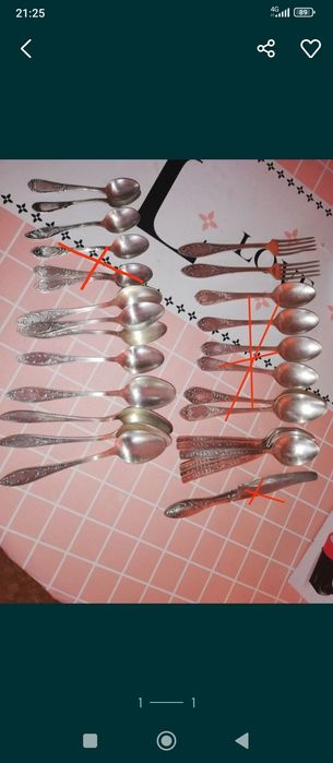 Продам мельхиоровые столовые приборы