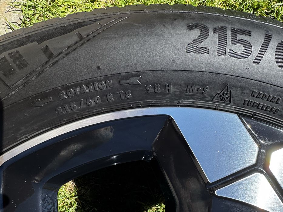 Janta 18" Tagasan black diamond (Original Dacia) + 3 cauciucuri