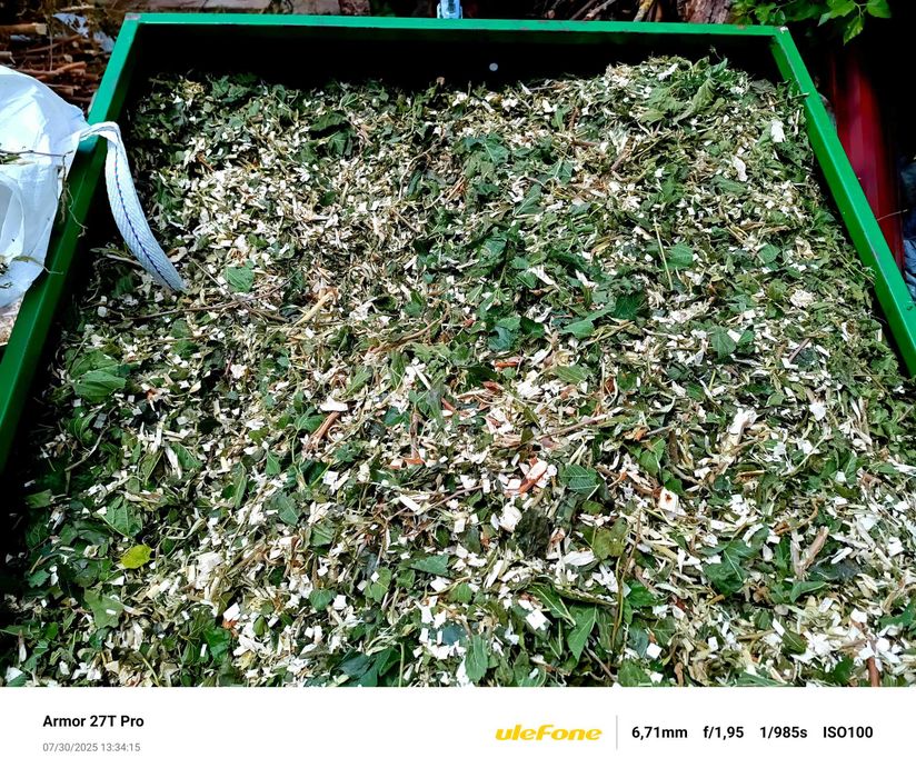 ЧЕРНИЧЕВ МУЛЧ - Натурален / Дървесен чипс /  Мулч Черница