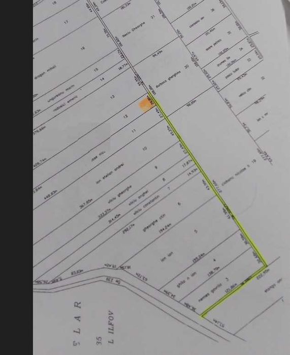 Teren Branesti-Pasarea, 733 mp, dubla deschidere