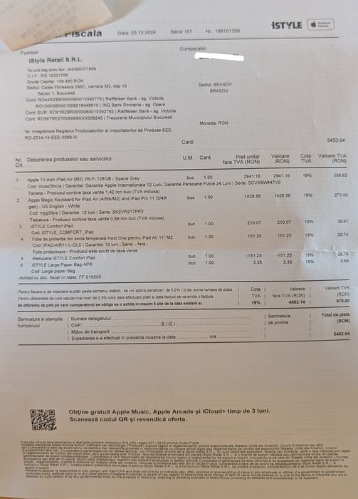 iPad Air M2 11 inch  2024