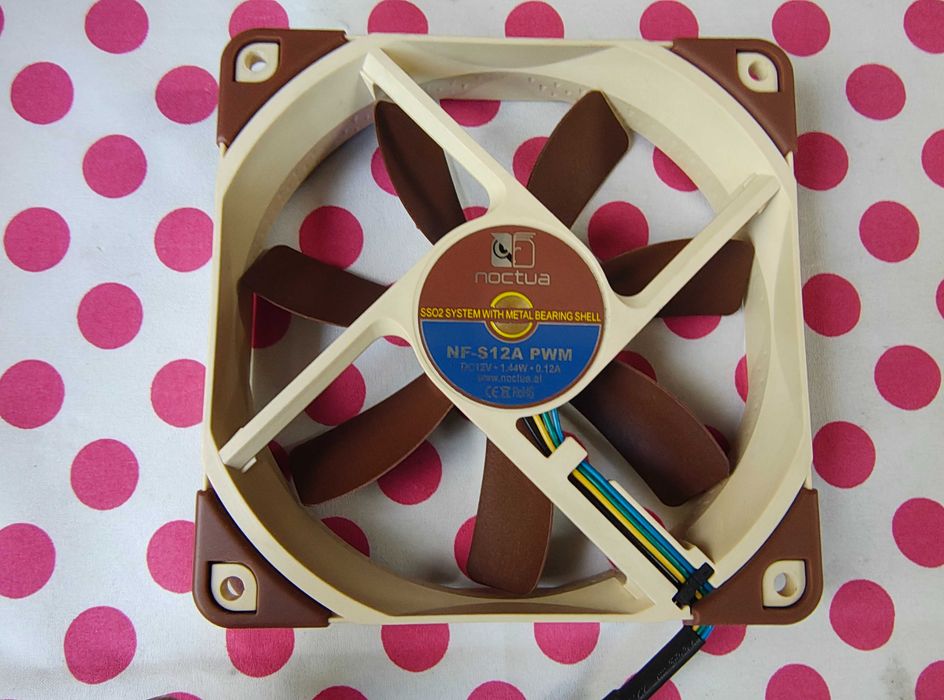 Cooler, ventilator carcasa 120x120mm Noctua NF-S12A PWM.