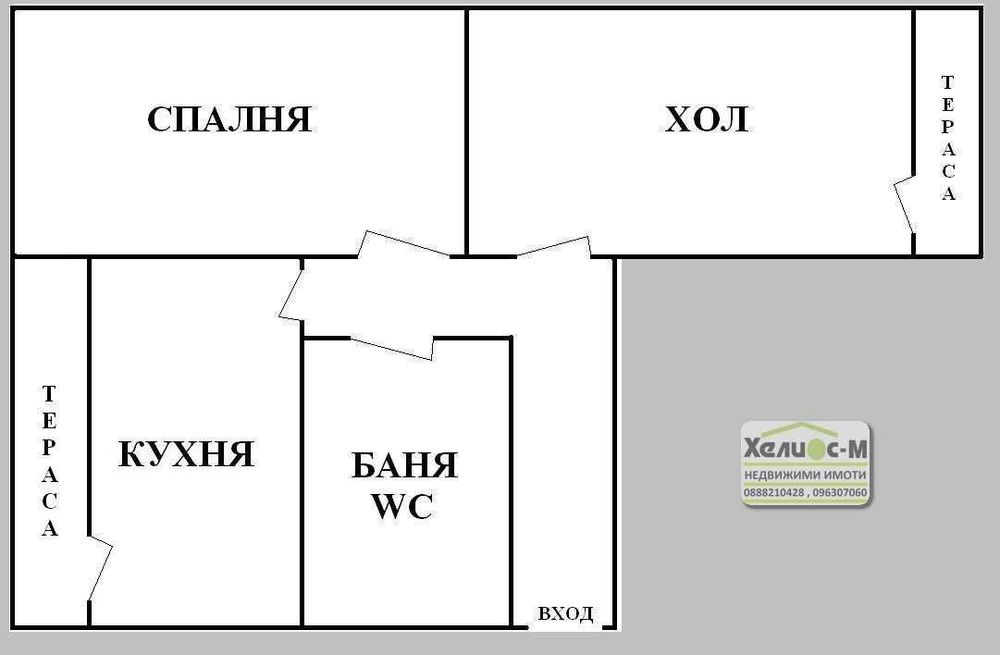 Продава се Двустаен апартамент в Монтана, Младост 2 - 61 кв.м за 920 €/кв.м - Снимка #16
