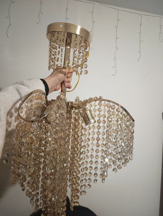 Candelabru cu cristale