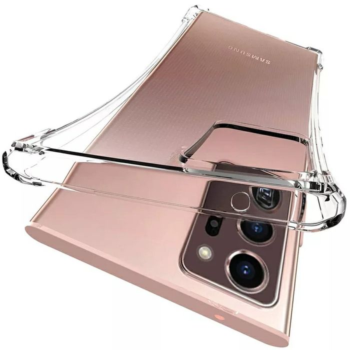 Прозрачен Силиконов Удароустойчив Кейс за Samsung Galaxy Note 20 Ultra