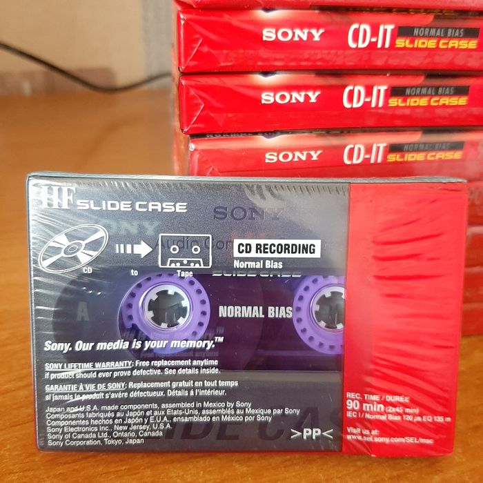 Аудио кассеты Sony CD-IT Slide Case