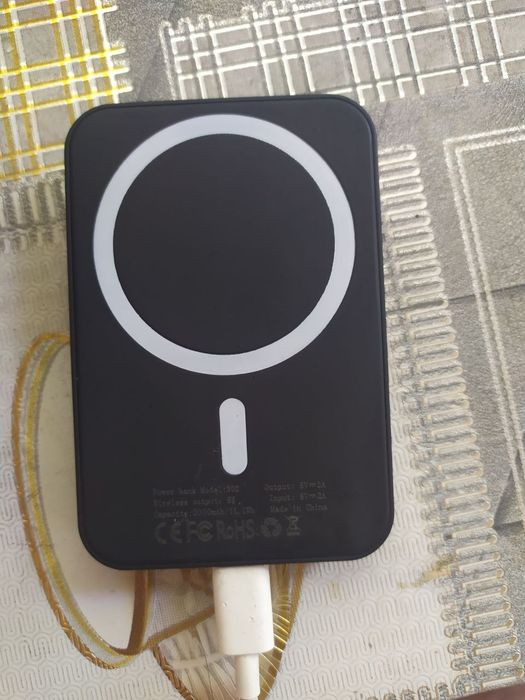 Магнитный повербанк MagSafe 5000 mAh (Беспроводной Power Bank)