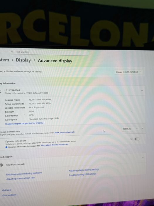 Monitor lg ultragear 165 hz