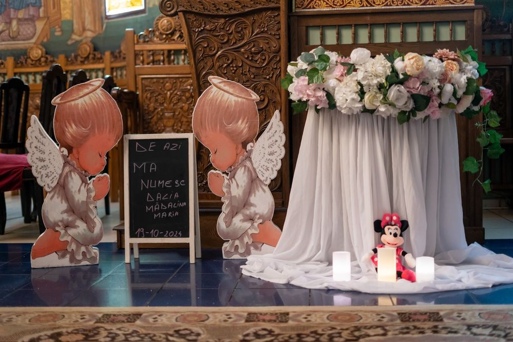 Aranjament cristelnita botez