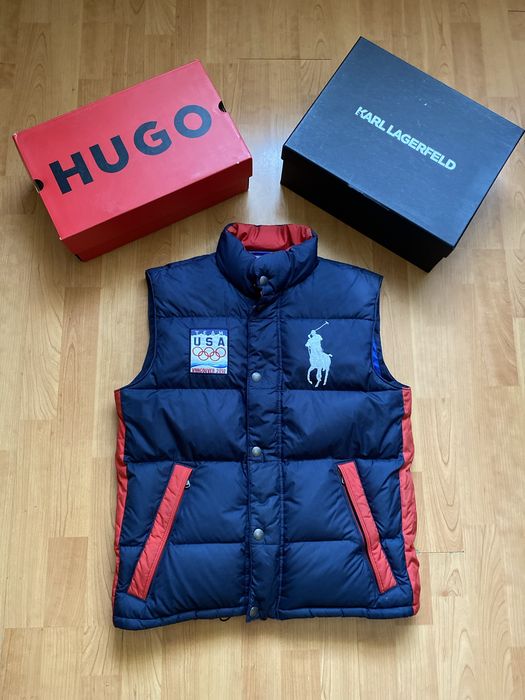 Polo ralph lauren vintage rare big piny puffer vest