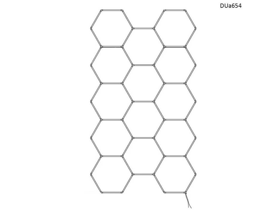 Iluminare LED hexagon tip fagure Led Lumina rece puternica garaj casa