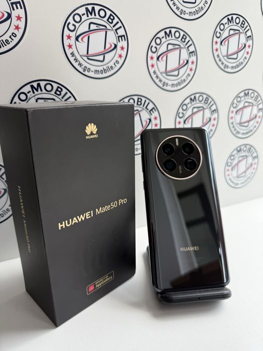 Huawei Mate 50 Pro - 256GB - Negru - 100% - Impecabil - Garantie