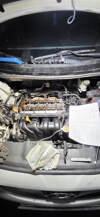 Мотор на авто хюндай акцент