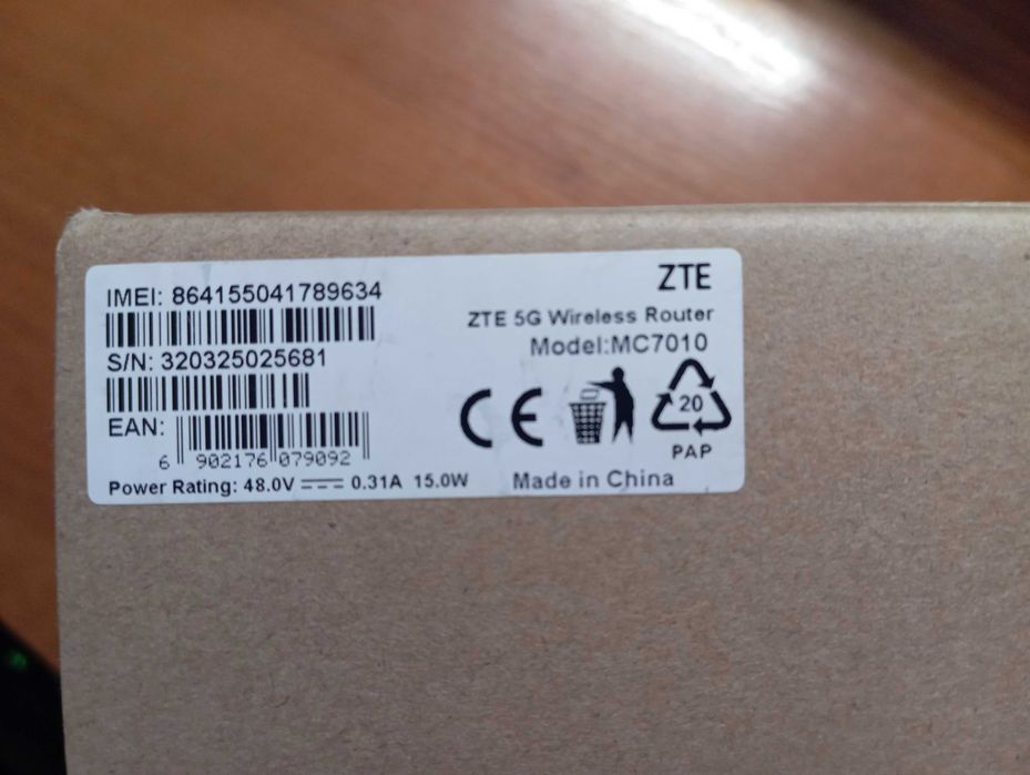 НОВ 5G рутер за външен монтаж, отключен SIM